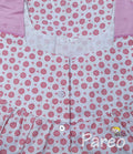 Cotton With Pockets, Half Open Large Printed Nighty