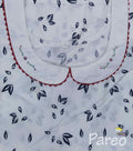 Cotton Back A-line, With Pockets, No Open Large Printed Nighty