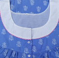 Soft Cotton With Pockets, Half Open Xlarge Printed Nighty
