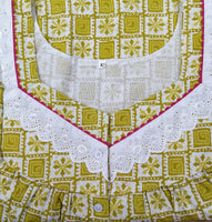 Cotton With Pockets, Half Open Xlarge Printed Nighty
