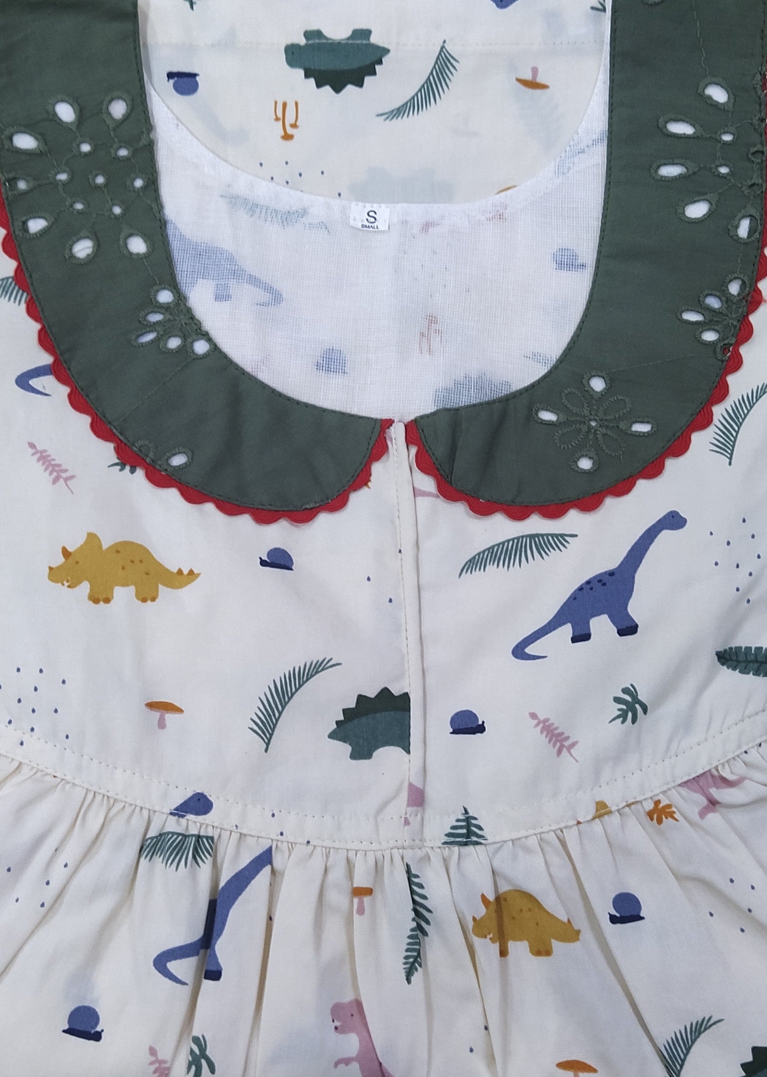 Cotton With Pockets, No Open Small Printed Nighty