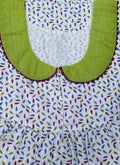 Cotton With Pockets, No Open Small Printed Nighty