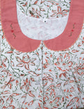 Soft Cotton With Pockets, Half Open Medium Printed Nighty