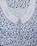 Cotton With Pockets, Half Open Medium Printed Nighty