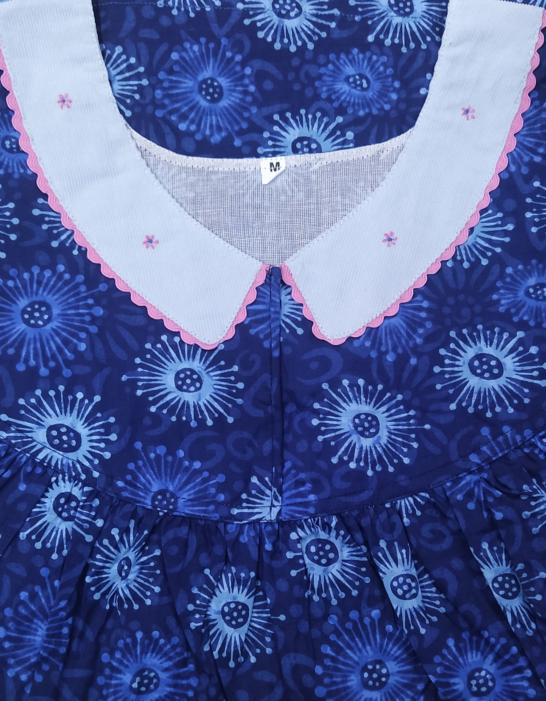 Soft Cotton With Pockets, No Open Medium Printed Nighty