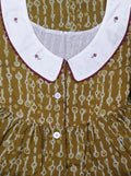 Soft Cotton With Pockets, Half Open Medium Printed Nighty