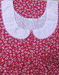 Rayon With Pockets, No Open Small Printed Nighty