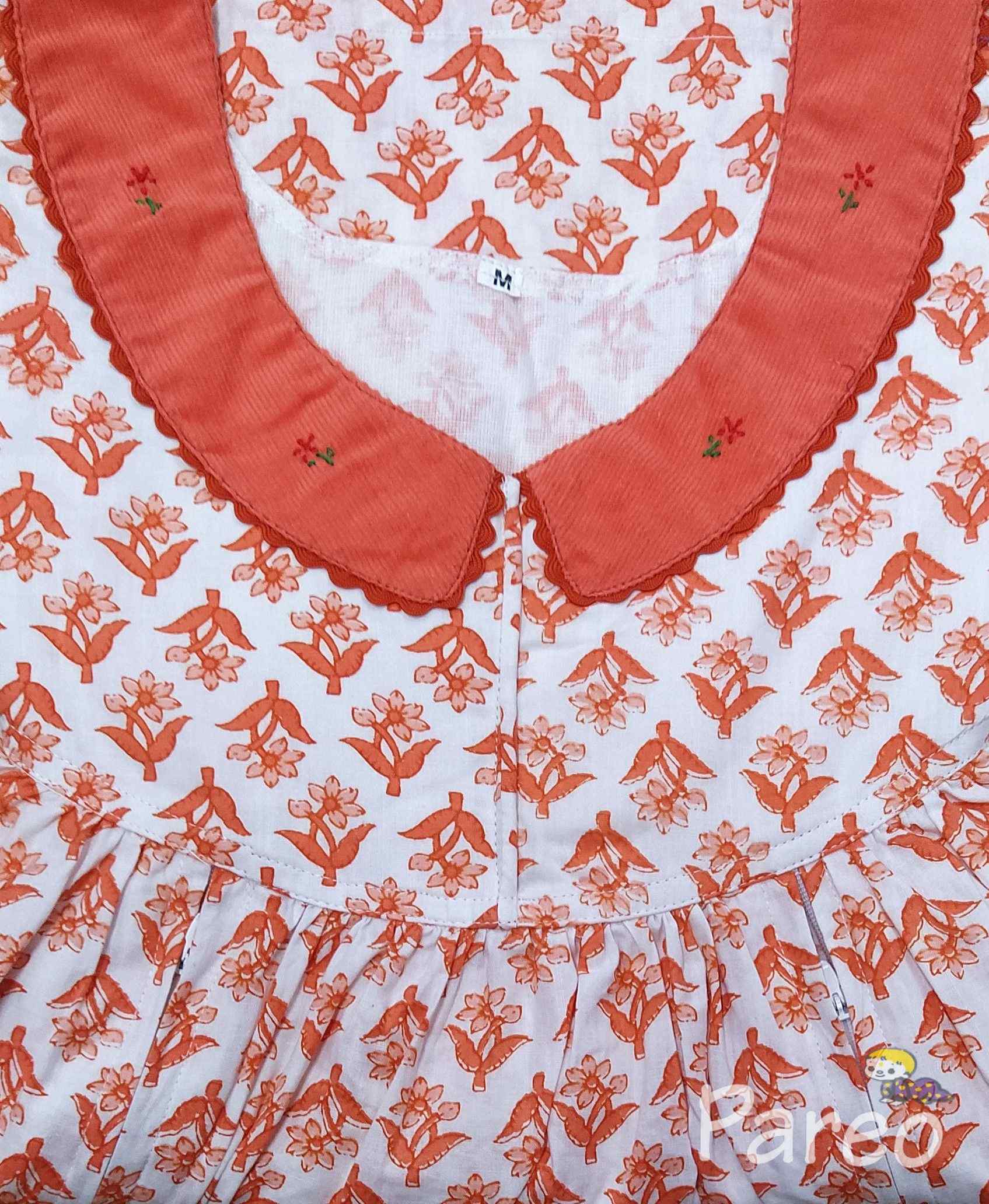 Cotton Side zip, With Pockets Medium Printed Nighty