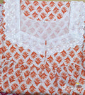 Cotton With Pockets, No Open Large Printed Nighty