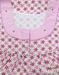 Cotton With Pockets, Half Open Small Printed Nighty