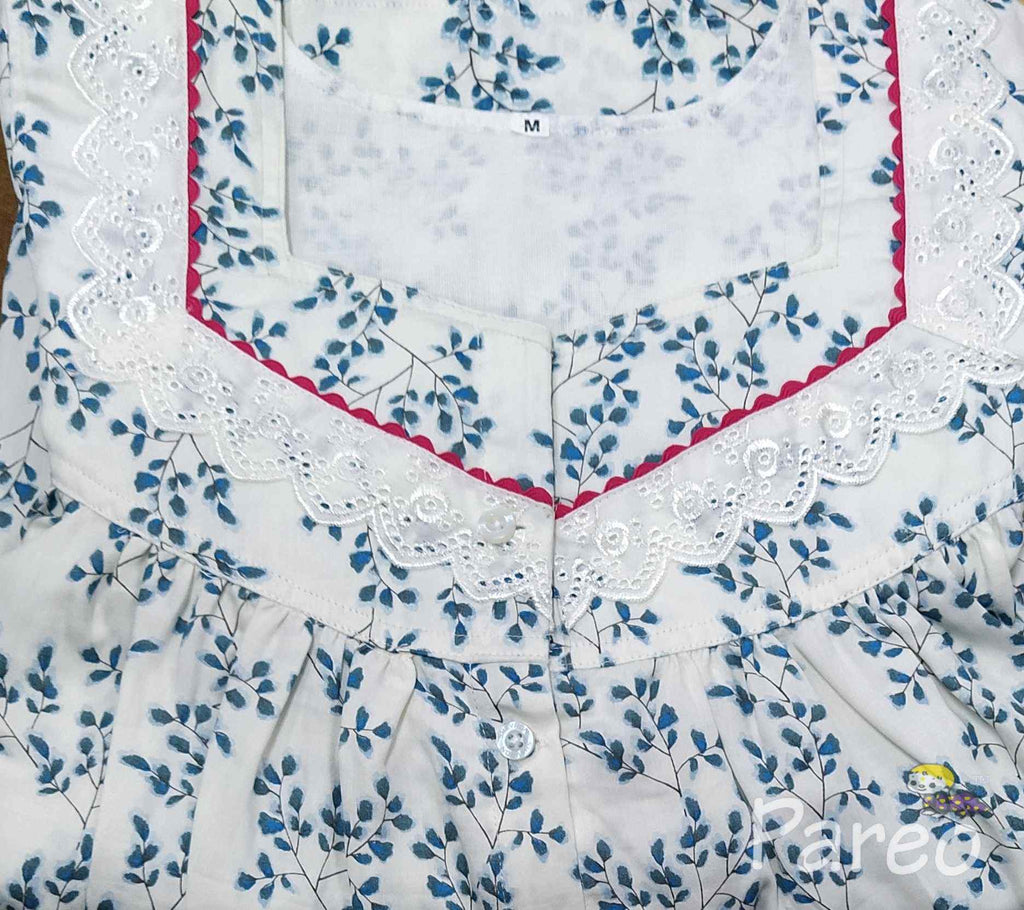 Rayon Full Open Medium Printed Nighty