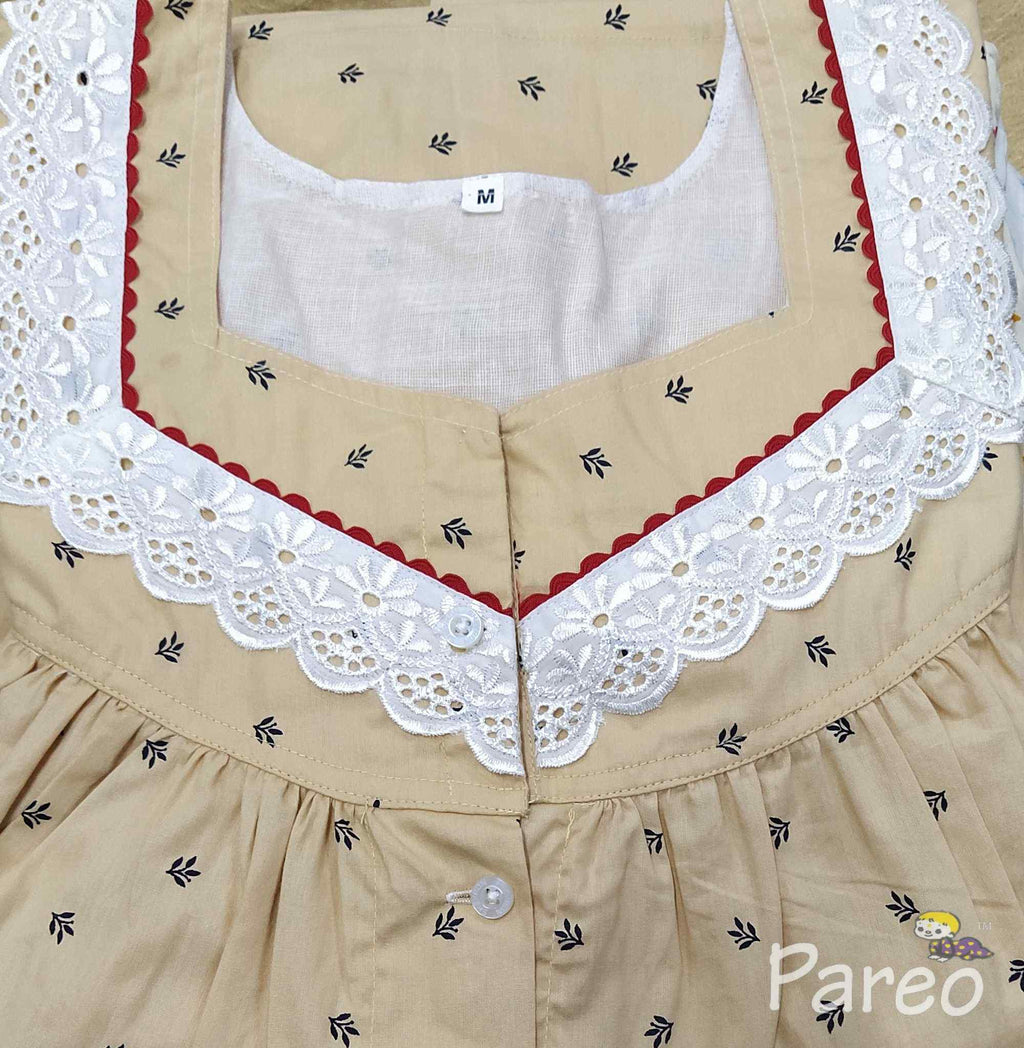 Cotton Full Open Medium Printed Nighty