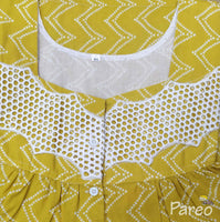 Soft Cotton With Pockets, Half Open Xlarge Printed Nighty