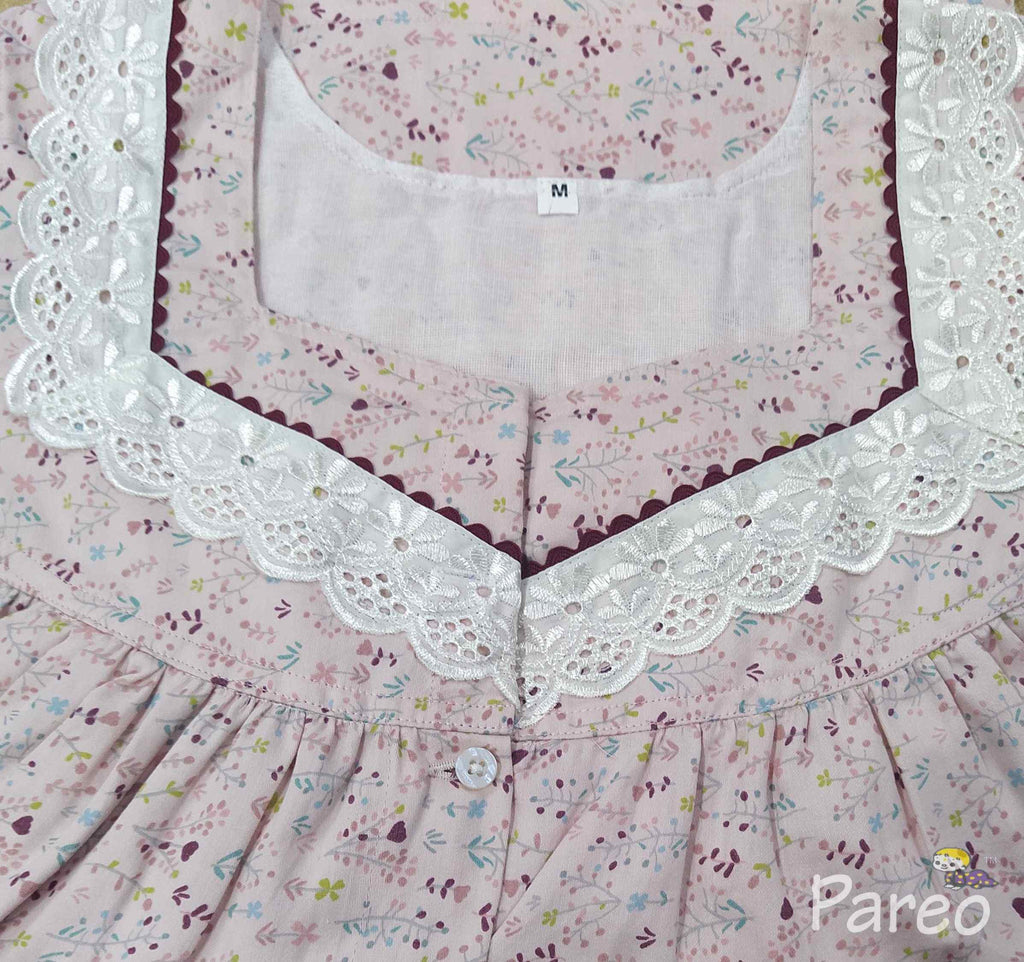 Cotton Full Open Medium Printed Nighty