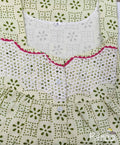 Cotton With Pockets, Half Open Large Printed Nighty