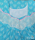 Soft Cotton With Pockets, Half Open Large Printed Nighty
