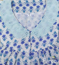 Soft Cotton With Pockets, Half Open Medium Printed Nighty