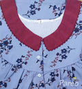 Rayon With Pockets, Half Open Medium Printed Nighty