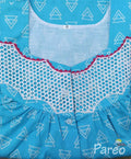 Soft Cotton With Pockets, Half Open Medium Printed Nighty