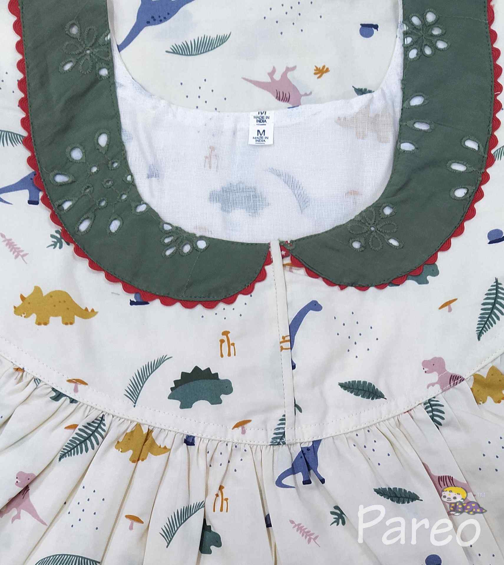 Cotton With Pockets, No Open Medium Printed Nighty