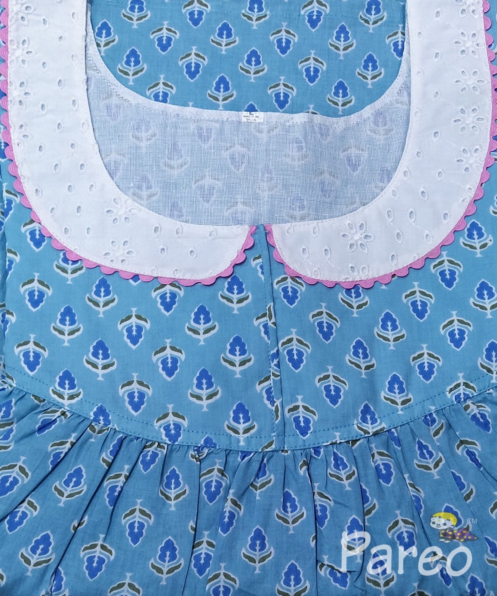 Soft Cotton With Pockets, No Open Large Printed Nighty