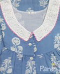 Cotton With Pockets, Half Open Medium Printed Nighty