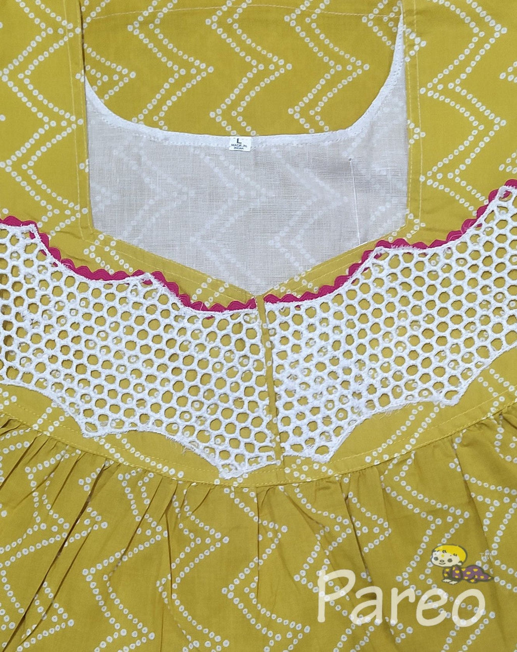 Soft Cotton With Pockets, No Open, Extra Long Large Printed Nighty