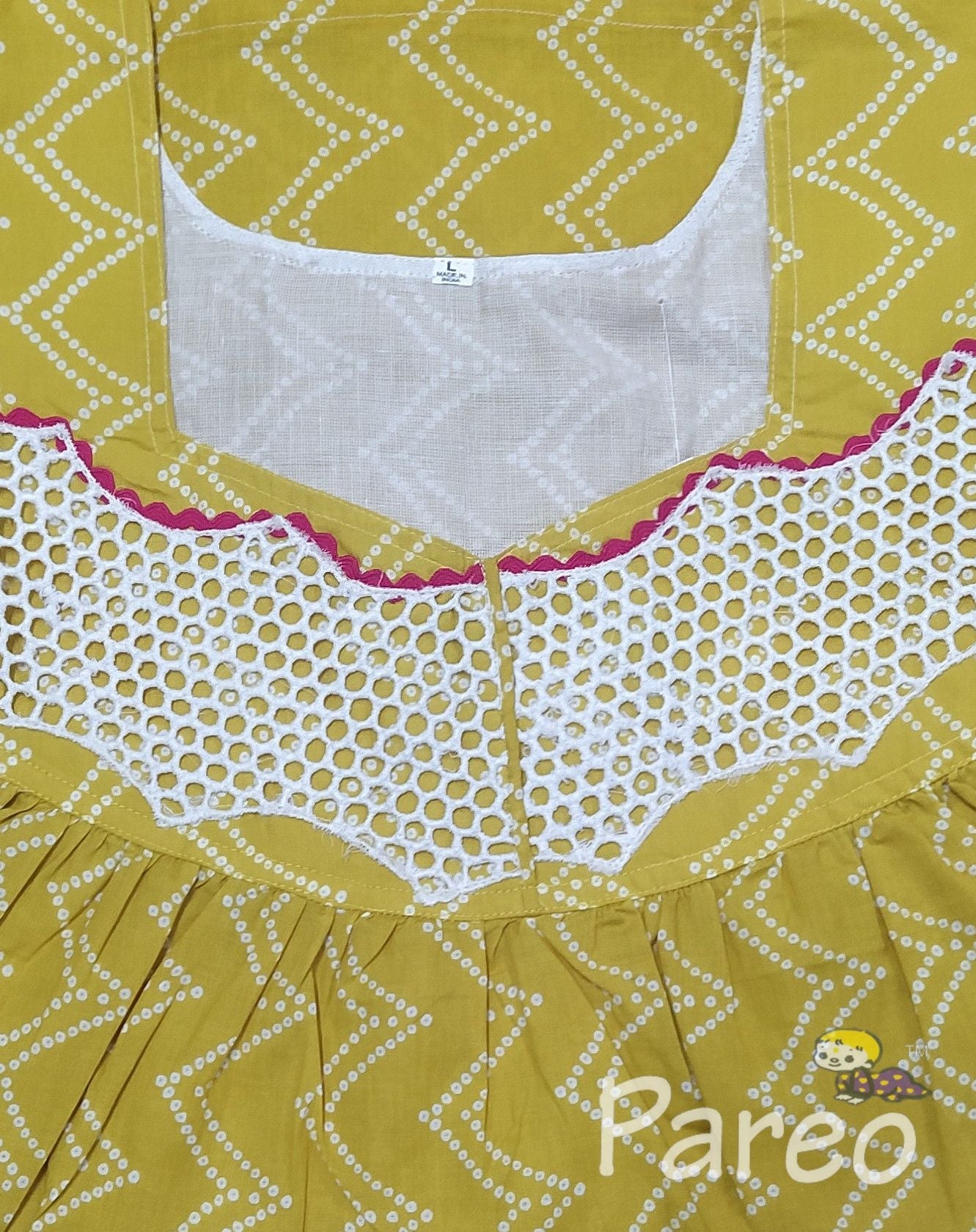 Soft Cotton With Pockets, No Open, Extra Long Large Printed Nighty