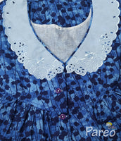 Soft Cotton With Pockets, Half Open Medium Printed Nighty