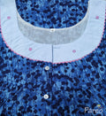 Soft Cotton With Pockets, Half Open Xlarge Printed Nighty