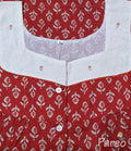 Cotton With Pockets, Half Open Xlarge Printed Nighty