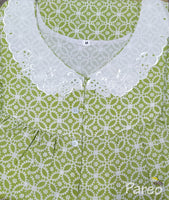 Soft Cotton With Pockets, Half Open, Extra Long Medium Printed Nighty