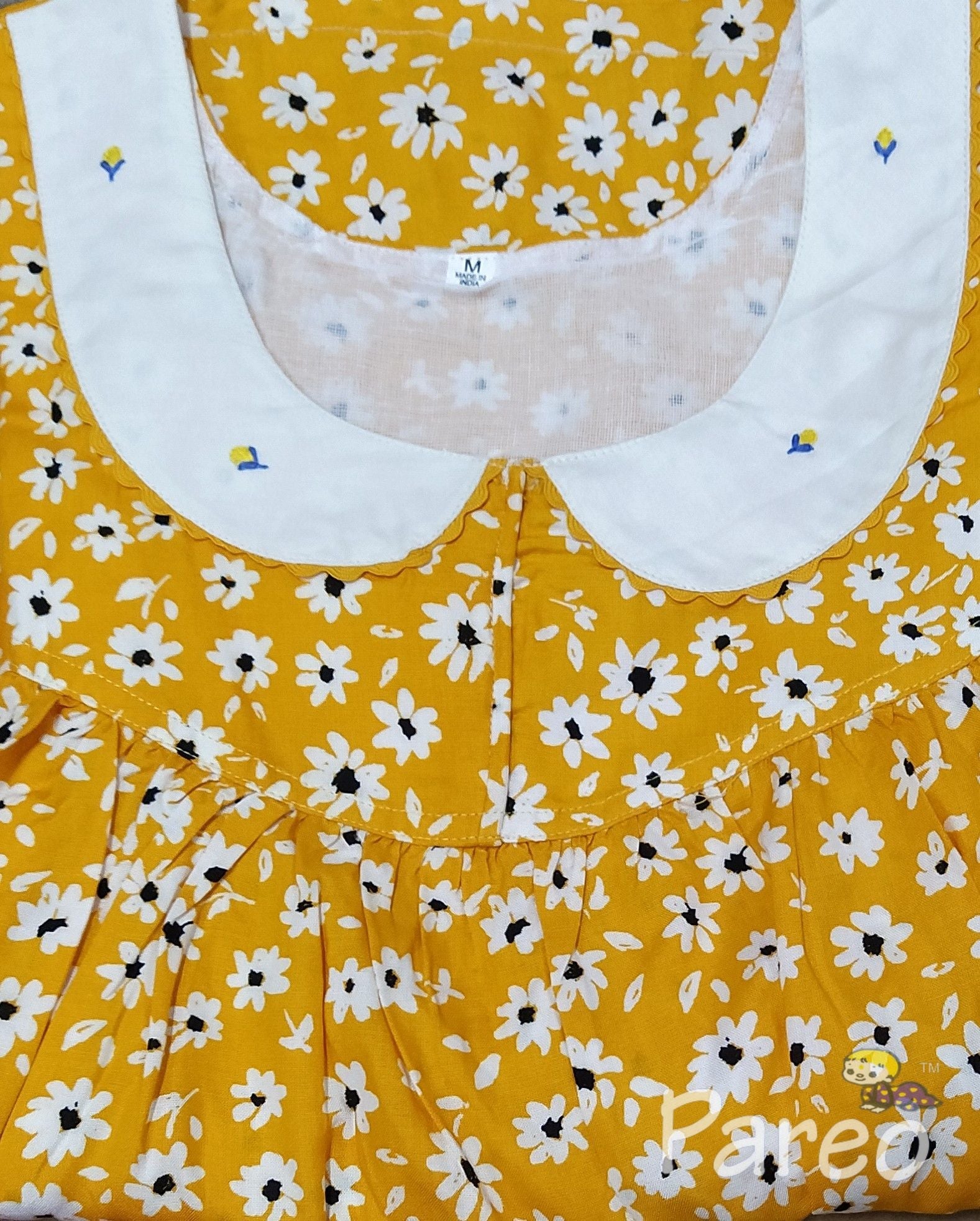 Rayon With Pockets, No Open Medium Printed Nighty