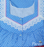 Cotton With Pockets, Half Open Medium Printed Nighty