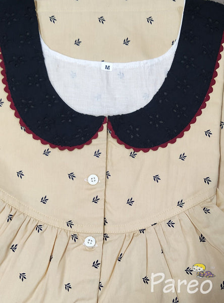 Cotton With Pockets, Half Open Medium Printed Nighty
