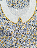 Cotton With Pockets, Half Open, Extra Long Medium Printed Nighty