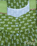 Cotton With Pockets, Half Open Medium Printed Nighty