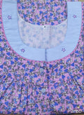 Cotton With Pockets, Half Open Medium Printed Nighty