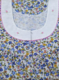 Cotton With Pockets, Half Open Medium Printed Nighty