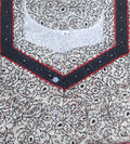 Cotton With Pockets, Half Open Medium Printed Nighty