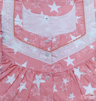Cotton With Pockets, Half Open Medium Printed Nighty
