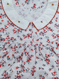 Rayon With Pockets, Half Open Medium Printed Nighty