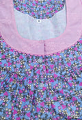 Cotton With Pockets, Half Open Medium Printed Nighty