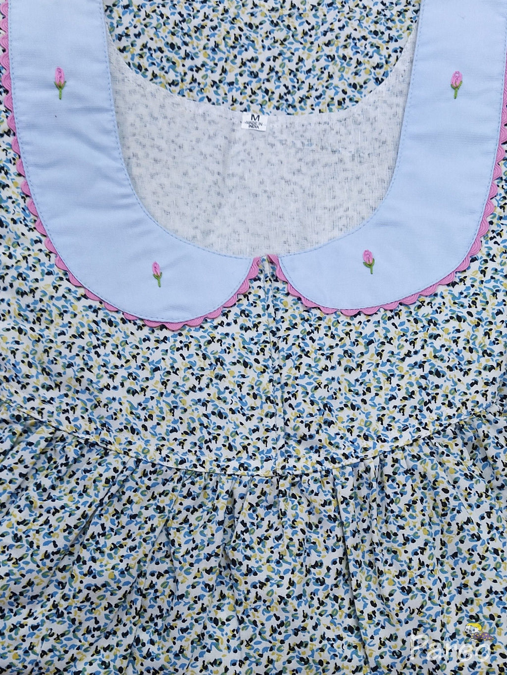 Cotton With Pockets, No Open Medium Printed Nighty