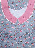 Cotton With Pockets, Half Open Medium Printed Nighty