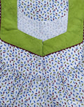 Cotton With Pockets, Half Open Medium Printed Nighty
