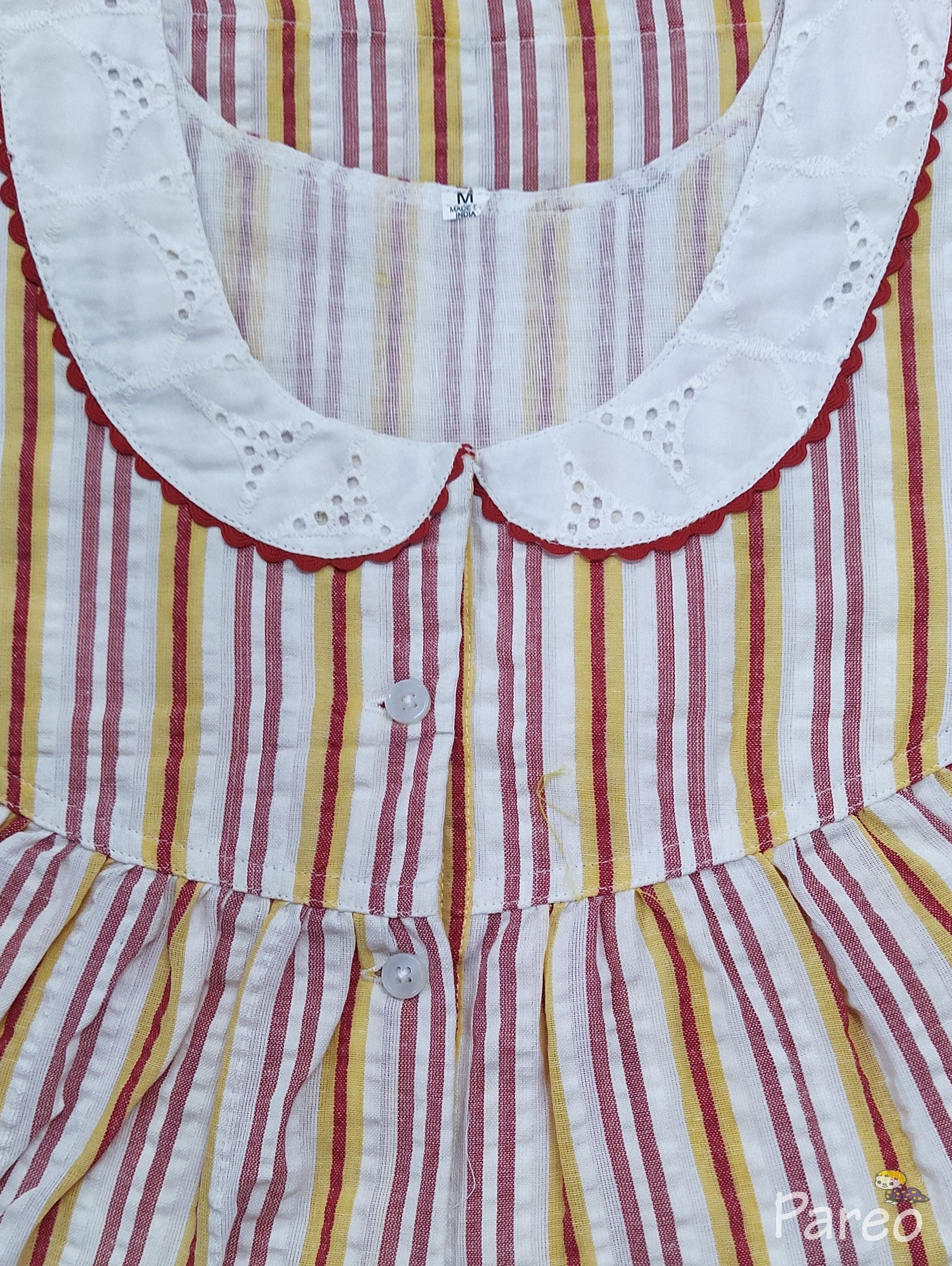 Bantex With Pockets, Half Open Medium Printed Nighty