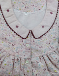 Rayon With Pockets, Half Open Medium Printed Nighty