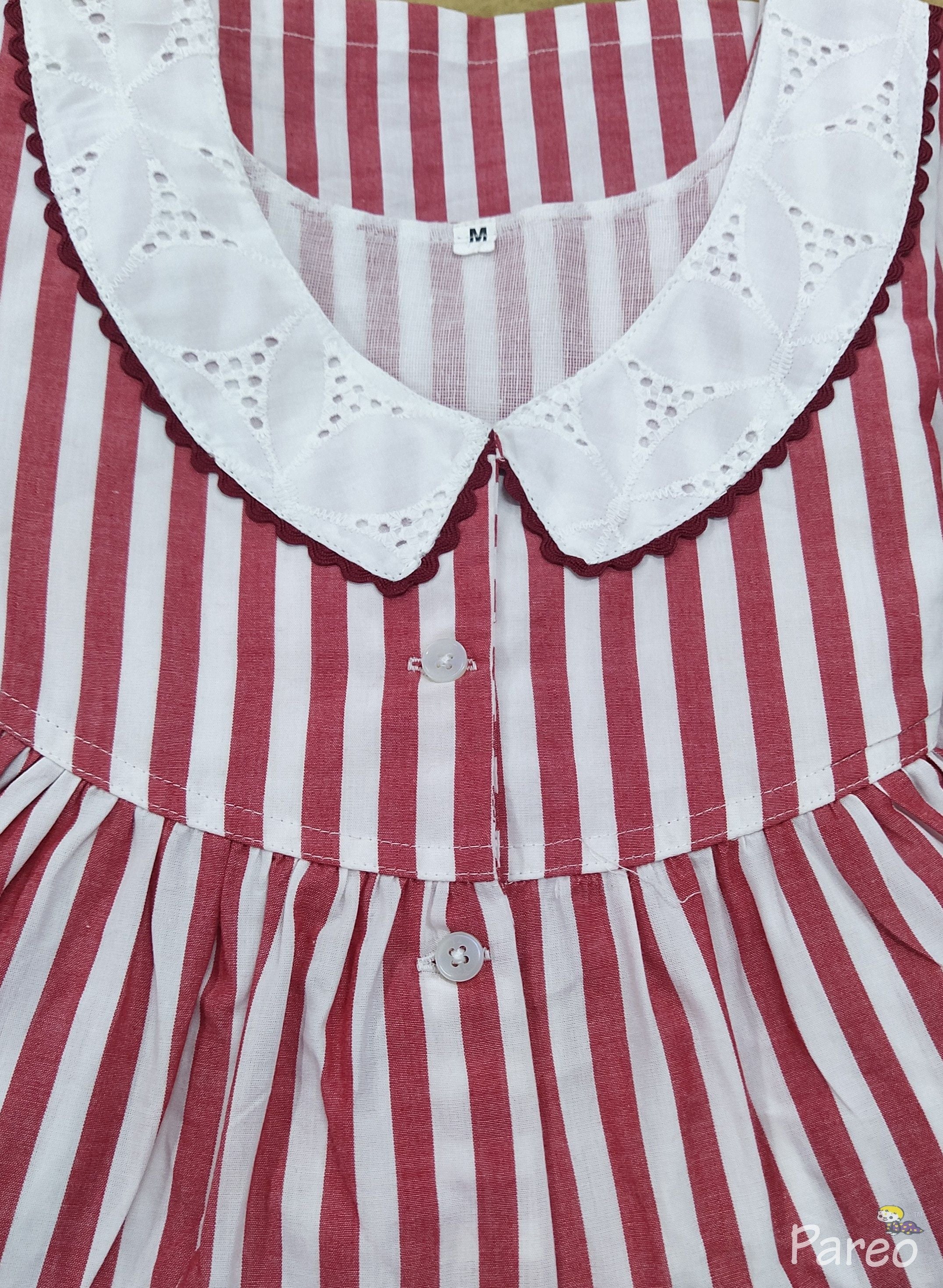 Bantex With Pockets, Half Open Medium Printed Nighty