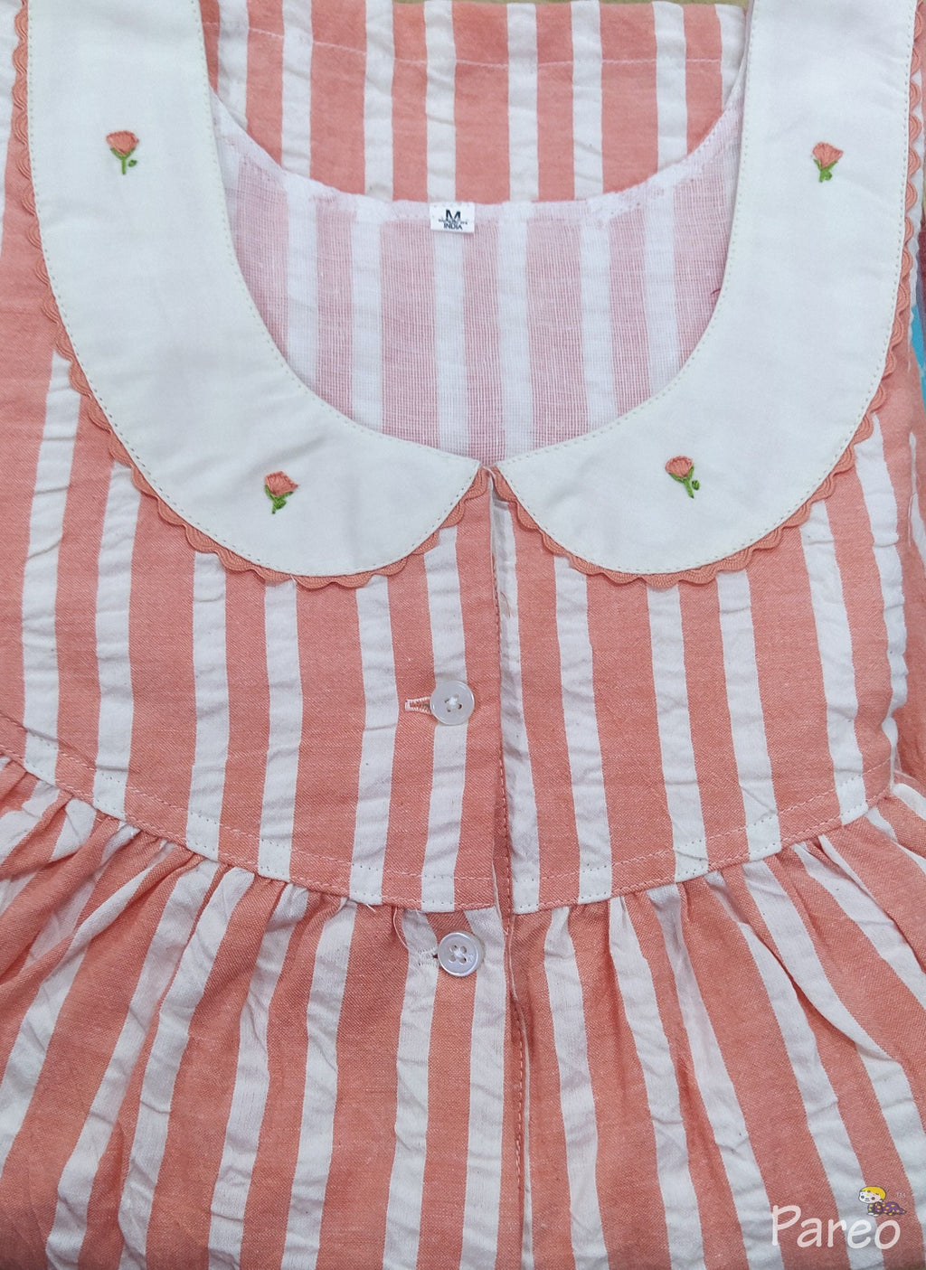 Bantex With Pockets, Half Open Medium Printed Nighty